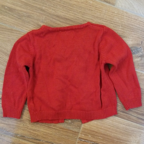 Red Ruffled Cardigan - Picture 4 of 6